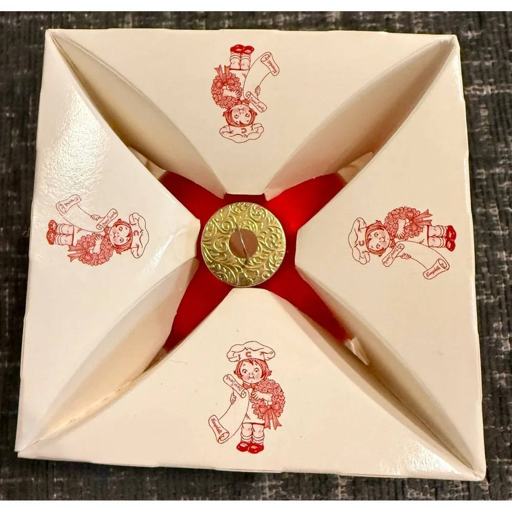 Campbell's Christmas Ornament 1997 Anniversary Collector's Edition Red Glass